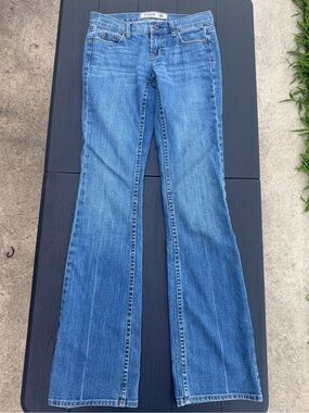 VS PINK Low Rise Y2K Women's Blue Bootcut Jeans